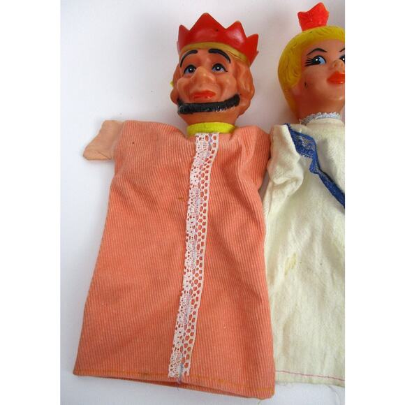 5 Punch and Judy Show Hand Puppets Mister Rogers, Red Riding Hood, Grandma ++++ - Picture 2 of 11
